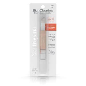 image:imageNeutrogena SkinClearing Blemish Concealer Face Makeup with Salicylic Acid Acne Medicine NonComedogenic and OilFree Concealer Helps Cover Treat amp Prevent Breakouts Medium 1505 oz09 Buff