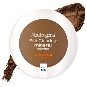 image:imageNeutrogena SkinClearing Pressed Mineral Powder Compact for Acne Prone Skin Oil Absorbing Acne Makeup with Salicylic Acid helps to Cover Treat amp Prevent Breakouts Soft Beige 50 38 oz135 Chestnut
