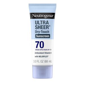 image:imageNeutrogena Ultra Sheer Stick Sunscreen for Face SPF 60 Invisible Finish Broad Spectrum UVAUVB Sun Protection  Vitamin C amp E Non Greasy Fragrance Free Water Resistant 80 Min Travel Size 47 oz3 Fl Oz Pack of 1