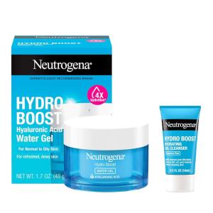 image:imageNeutrogena Hydro Boost Water Gel Hyaluronic Acid Facial Moisturizer for Normal to Oily Skin Hydrating Face Moisturizer 17 fl oz  Trial Size Hydro Boost Facial Cleanser 05 fl oz